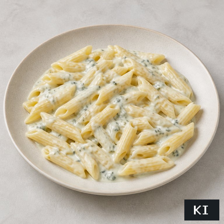 Penne mit Käsesauce
