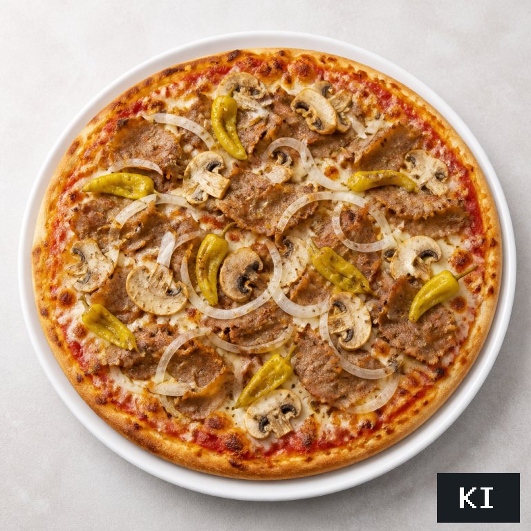 Kebap Pizza klein